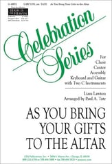 As You Bring Your Gifts to the Altar SAB choral sheet music cover